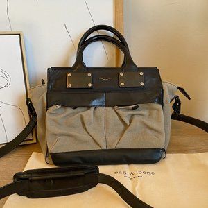 RAG & BONE Small Pilot Bag Canvas & Leather